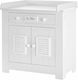 Marsylia White Baby Dresser 100x51x92cm