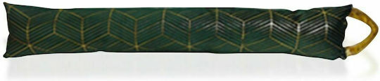 Door Stopper Green Gold Fabric Green 1pcs