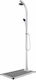 vidaXL Pool Shower from Aluminum 62x62cm Silver