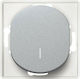 Aling Conel Recessed Wall Switch Lighting One-Way without Frame Silver