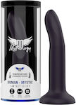 Mythology Duman Mystic Dildo Silicone Dildo with Suction Cup Black 17cm