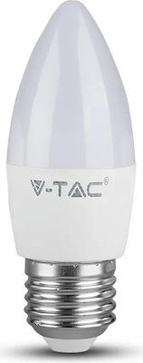 V-TAC Cri >80 Λευκό Becuri LED pentru Soclu E27 Alb cald 470lm 1buc