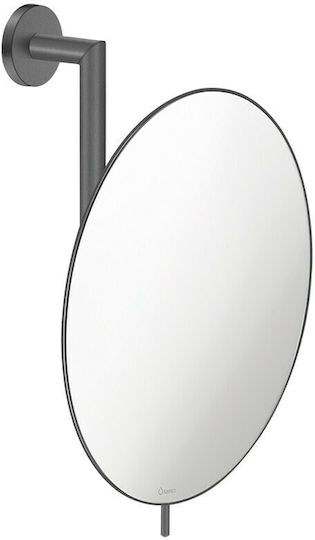 Sanco Magnifying Round Bathroom Mirror made of Metal 25x25cm