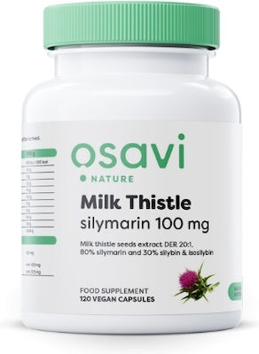 Osavi Milk Thistle Silymarin 100mg 120 veg. caps