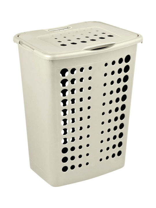 Curver Victor Coș de rufe Plastic cu capac 39.7x29.9x50cm Bej
