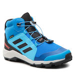 Adidas Παιδικά Μποτάκια Πεζοπορίας Terrex Mid Gtx K Jr Αδιάβροχα Μπλε