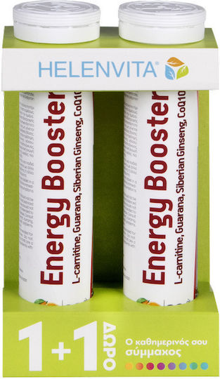 Helenvita Energy Booster Supplement for Immune System Support 40 Effervescent Tablets