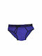 Men's Slip Black / Purple
