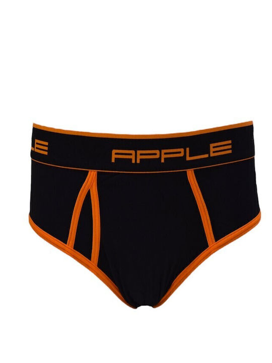 Apple Boxer Men's Slip Black / Orange