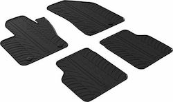 Gledring Set Front and Back 4pcs for Jeep Compass 2017 Black