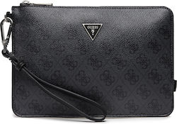 Guess Vezzola Smart Ανδρική Τσάντα Χειρός σε Μαύρο χρώμα