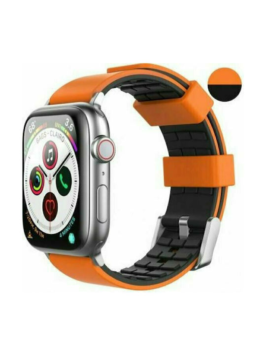 AHAstyle WA11 Λουράκι Σιλικόνης Πορτοκαλί (Apple Watch 38/40/41mm)