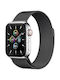 AHAstyle WG42 Λουράκι Μεταλλικό Μαύρο (Apple Watch 42/44/45mm)