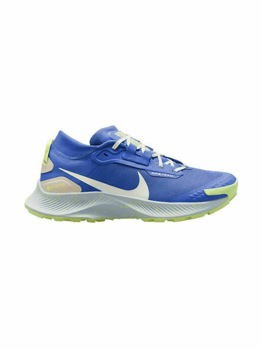 Nike Pegasus Trail 3 Gore-Tex Γυναικεία Αθλητικά Παπούτσια Trail Running Αδιάβροχα με Μεμβράνη Gore-Tex Medium Blue / Coconut Milk-Sanddrift / Light Lemon Twist