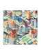 Ugepa Kids Wallpaper Vinyl Coated Citylife L53xH1000εκ.