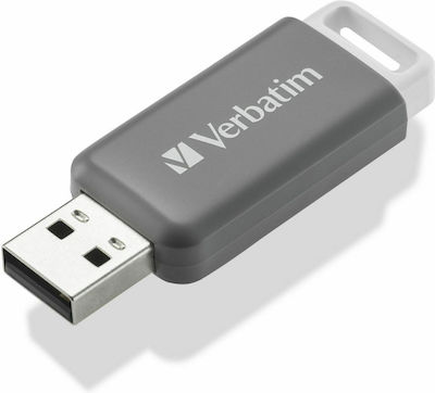 Verbatim Databar 128GB USB 2.0 Stick Γκρι