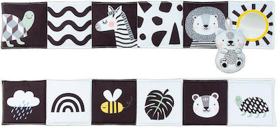 Taf Toys Activity Book Βιβλίο Δραστηριοτήτων Savannah Black & White made of Fabric for 0++ Months