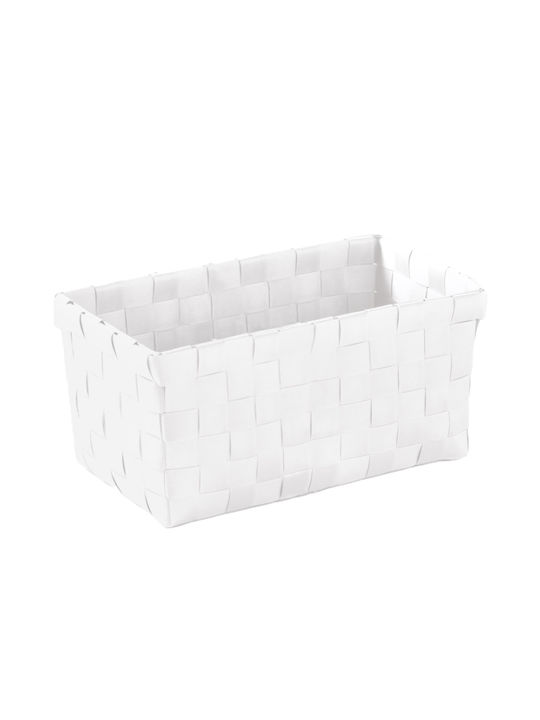 Kleine Wolke Brava Καλάθι Αποθήκευσης Πλαστικό Λευκό 21.5x9.5x11cm