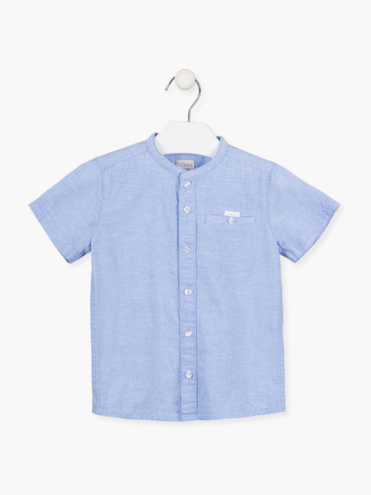 Losan Kids Linen Shirt Light Blue 015-3791AL