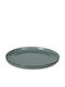 Zaros Plate Desert made of Porcelain Blue with Diameter 19cm 6pcs