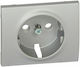 Legrand Galea Life Μετώπη Πρίζας Ρεύματος σε Ασημί Χρώμα 771320