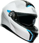 AGV Tourmodular Flip-Up Helmet with Pinlock and Sun Visor ECE 22.06 1620gr 211251E2OY-006