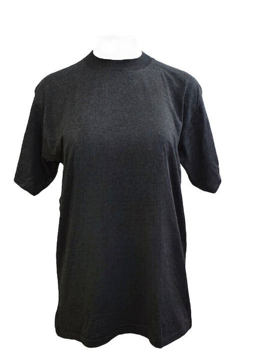 Men's Undershirt Short-sleeved Anthracite