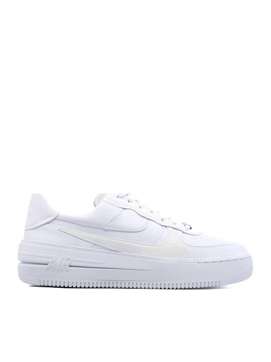 Air Force 1 Plt.af.orm Γυναικεία Flatforms Sneakers White / Summit White