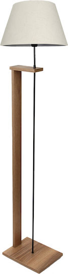 HomeMarkt Lampa de podea Î150xL38cm. cu Soclu pentru Bec E27 Negru