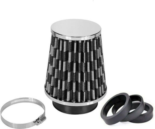 Filtru de aer Pâlnie Tip închis Gri cu 4 adaptoare 155mm Universal