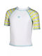 Arena Costum de baie pentru copii Rashguard Albă