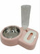 Automatic Bowl Food & Water for Dog & Cat 500ml 14cm in Pink Color