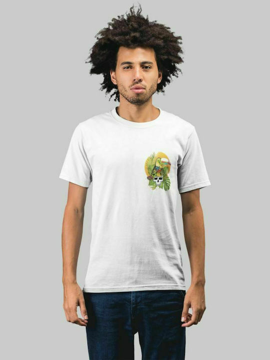 Tropical vibes t-shirt - WHITE