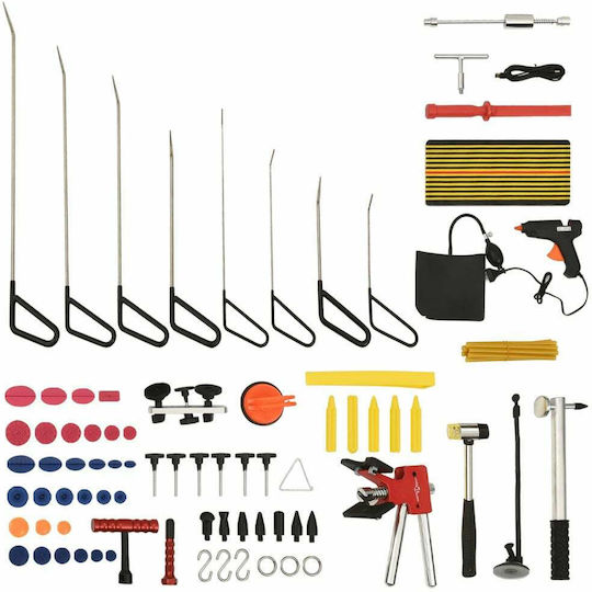 vidaXL Kit Επιδιόρθωσης για Βαθουλώματα Αυτοκινήτου Πολύχρωμο 75τμχ