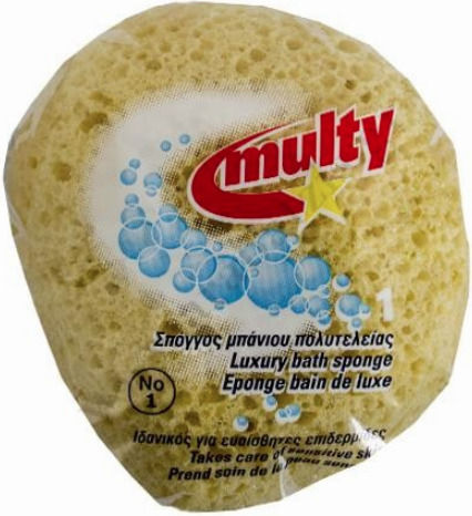 Multy Νo 1 Klassischer Badeschwamm Beige 1Stück