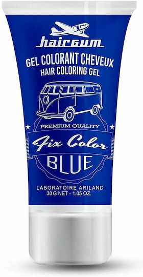 Hairgum Fix Color Vopsea Temporară De Păr Albastră 30ml