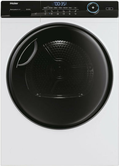 Haier HD80-A3959-S Στεγνωτήριο 8kg με Αντλία Θερμότητας