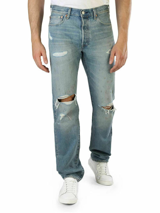 Levi's 501 Ανδρικό Παντελόνι Τζιν Ελαστικό με R...