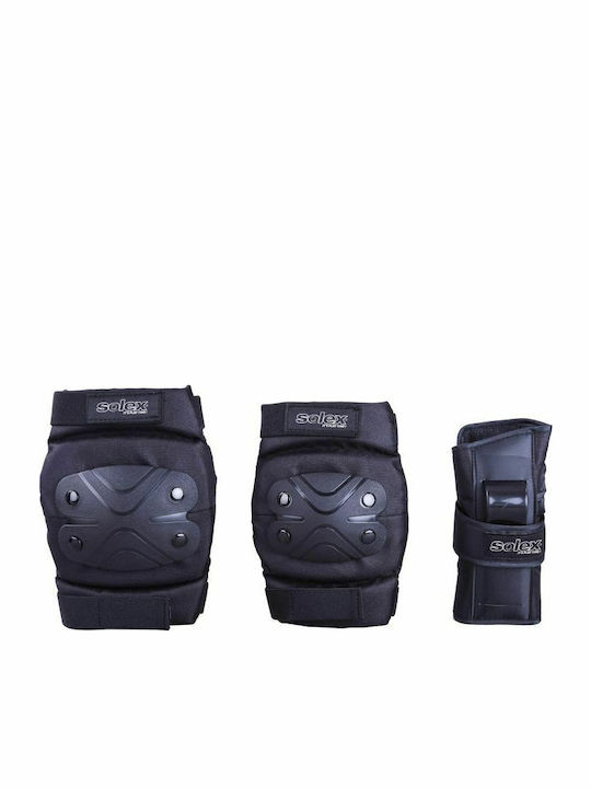 Solex Combo Protective Gear Set for Rollers Black