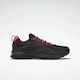 Reebok Ridgerider 6 GTX Herren Wanderschuhe Wasserdicht mit Gore-Tex Membran Core Black / Pure Grey 8 / Orange Flare