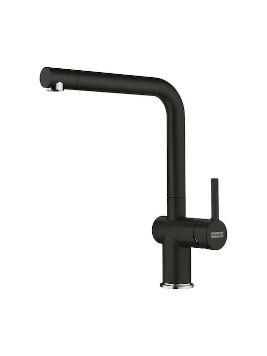 Franke Active L Standard Tall Kitchen Faucet Counter Onyx