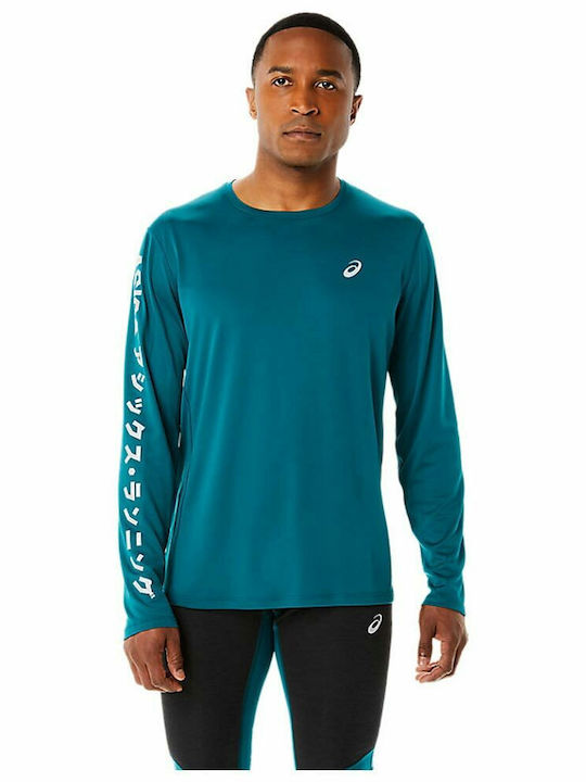 Katakana Athletic T-shirt Petrol Blue