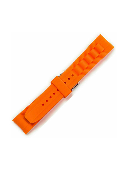 Tzevelion Rubber Strap Orange 20mm