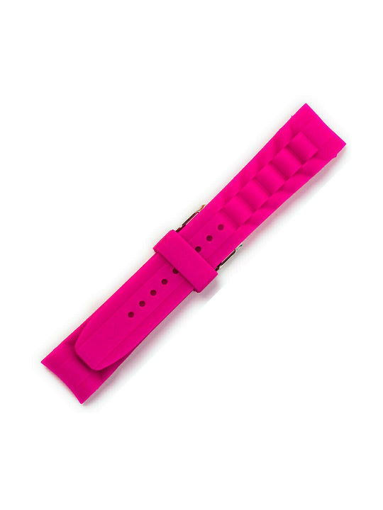 Tzevelion Gummi-Armband Fuchsia 20mm