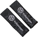 Set of 2pcs Car Seat Belt Pads Black