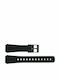 Casio Gummi-Armband Schwarz 18mm