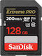 Sandisk Extreme Pro SDXC 128GB Class 10 U3 V30 UHS-I (200MB/s)