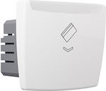 Aca Modys Recessed Electrical Commands Wall Switch White