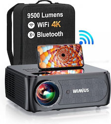 Wimius K8 Projektor Full HD mit Wi-Fi und integrierten Lautsprechern Schwarz