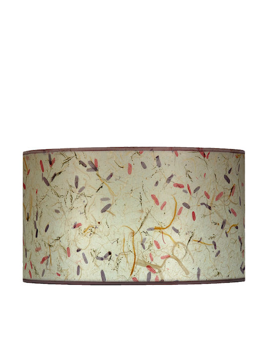 Starlight ΚΑ-ΚΥ-3520-ΚΡ Round Lamp Shade Multicolour with Diameter 35cm Purple